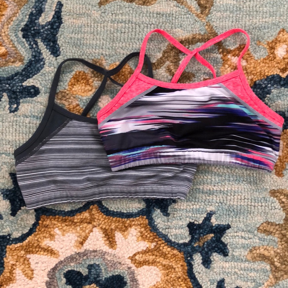 Pair of Zella girl Sports Bras